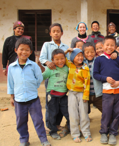 A la rencontre ds écoliers népalais